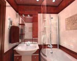 Дизайн ванной комнаты маленького размера (фото)